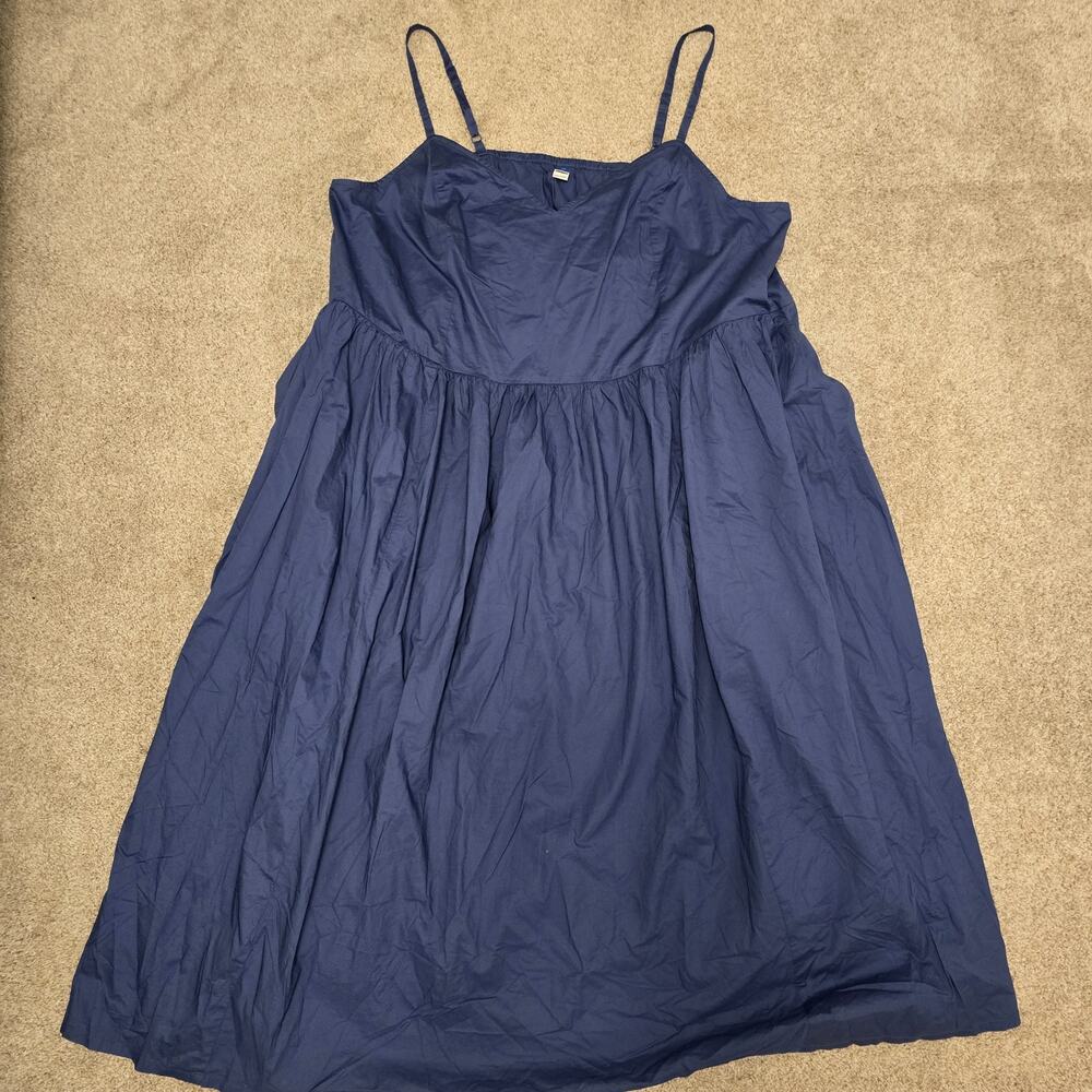 NWOT Old Navy Cotton-Poplin Maxi Swing Plus Size 4X